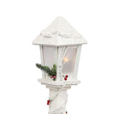 Maxbell LED Lamppost Christmas Decoration 16Cmx85cm for Farmhouse Winter White