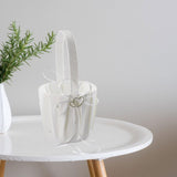 Maxbell Maxbell Flower Storage Basket favour Accessories White for Home Decor