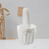 Maxbell Maxbell Flower Storage Basket favour Accessories White for Home Decor