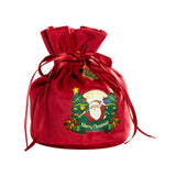 Maxbell Maxbell Christmas Treat Bags with Drawstrings Lovely Party Favors New Year Small Santa Red