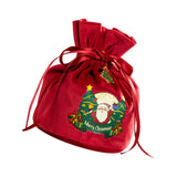 Maxbell Maxbell Christmas Treat Bags with Drawstrings Lovely Party Favors New Year Large Santa Red