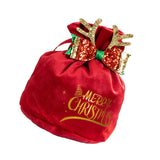 Maxbell Maxbell Christmas Treat Bags with Drawstrings Lovely Party Favors New Year Large Bowknot Red