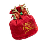 Maxbell Maxbell Christmas Treat Bags with Drawstrings Lovely Party Favors New Year Large Bowknot Red