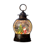 Maxbell Maxbell Musical Snow Lamp Lantern Light up Christmas Xmas Decor Elegant Santa Tree