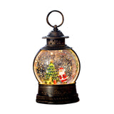 Maxbell Maxbell Musical Snow Lamp Lantern Light up Christmas Xmas Decor Elegant Santa Tree