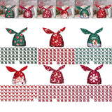 Maxbell Maxbell 50 Pieces Christmas Bags Goody Gift Bags Bulk Present Green