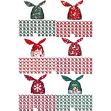 Maxbell Maxbell 50 Pieces Christmas Bags Goody Gift Bags Bulk Present Green