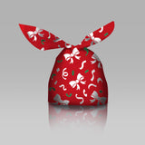 Maxbell Maxbell 50 Pieces Christmas Bags Goody Gift Bags Bulk Bowknot Red