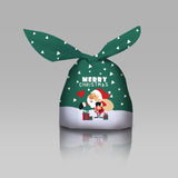 Maxbell Maxbell 50 Pieces Christmas Bags Goody Gift Bags Bulk Green Santa