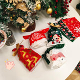 Maxbell 50Pcs Candy Bag Holiday Decor Wrapping Bag Biscuit Bag for Holiday Decor Style B