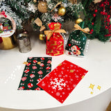 Maxbell 50Pcs Candy Bag Holiday Decor Wrapping Bag Biscuit Bag for Holiday Decor Style B