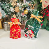 Maxbell 50Pcs Candy Bag Holiday Decor Wrapping Bag Biscuit Bag for Holiday Decor Style B