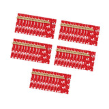 Maxbell 50Pcs Candy Bag Holiday Decor Wrapping Bag Biscuit Bag for Holiday Decor Style B