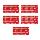 Maxbell 50Pcs Candy Bag Holiday Decor Wrapping Bag Biscuit Bag for Holiday Decor Style B