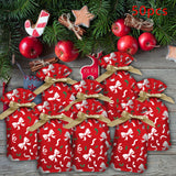 Maxbell 50Pcs Candy Bag Holiday Decor Wrapping Bag Biscuit Bag for Holiday Decor Style B