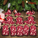 Maxbell 50Pcs Candy Bag Holiday Decor Wrapping Bag Biscuit Bag for Holiday Decor Style E