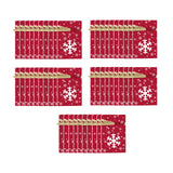 Maxbell 50Pcs Candy Bag Holiday Decor Wrapping Bag Biscuit Bag for Holiday Decor Style F