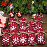 Maxbell 50Pcs Candy Bag Holiday Decor Wrapping Bag Biscuit Bag for Holiday Decor Style F