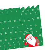 Maxbell 50Pcs Christmas Treats Bag Wrapping Bags with Ties for Xmas Present New Year Green