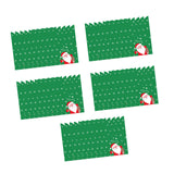 Maxbell 50Pcs Christmas Treats Bag Wrapping Bags with Ties for Xmas Present New Year Green