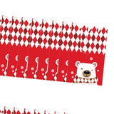 Maxbell 50Pcs Candy Bag Bulk Gift Bags Gifts Wrapping Bags for New Year Bear Red