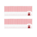 Maxbell 50Pcs Candy Bag Bulk Gift Bags Gifts Wrapping Bags for New Year Grid White