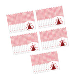 Maxbell 50Pcs Candy Bag Bulk Gift Bags Gifts Wrapping Bags for New Year Grid White