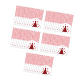 Maxbell 50Pcs Candy Bag Bulk Gift Bags Gifts Wrapping Bags for New Year Grid White