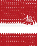 Maxbell 50Pcs Candy Bag Bulk Gift Bags Gifts Wrapping Bags for New Year Snowflake Red