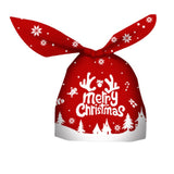 Maxbell 50Pcs Candy Bag Bulk Gift Bags Gifts Wrapping Bags for New Year Snowflake Red