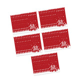 Maxbell 50Pcs Candy Bag Bulk Gift Bags Gifts Wrapping Bags for New Year Snowflake Red