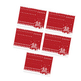Maxbell 50Pcs Candy Bag Bulk Gift Bags Gifts Wrapping Bags for New Year Snowflake Red