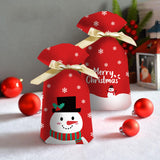 Maxbell Maxbell 50 Pieces Santa Holiday Treats Bags Santa Gift Bag for New Year Xmas Home Style A