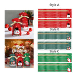 Maxbell Maxbell 50 Pieces Santa Holiday Treats Bags Santa Gift Bag for New Year Xmas Home Style A