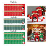 Maxbell Maxbell 50 Pieces Santa Holiday Treats Bags Santa Gift Bag for New Year Xmas Home Style A