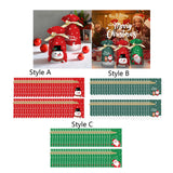 Maxbell Maxbell 50 Pieces Santa Holiday Treats Bags Santa Gift Bag for New Year Xmas Home Style A