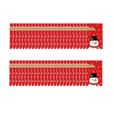 Maxbell Maxbell 50 Pieces Santa Holiday Treats Bags Santa Gift Bag for New Year Xmas Home Style A