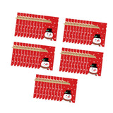 Maxbell Maxbell 50 Pieces Santa Holiday Treats Bags Santa Gift Bag for New Year Xmas Home Style A