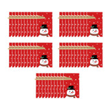 Maxbell Maxbell 50 Pieces Santa Holiday Treats Bags Santa Gift Bag for New Year Xmas Home Style A