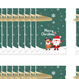 Maxbell Maxbell 50 Pieces Santa Holiday Treats Bags Santa Gift Bag for New Year Xmas Home Style B