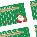 Maxbell Maxbell 50 Pieces Santa Holiday Treats Bags Santa Gift Bag for New Year Xmas Home Style C