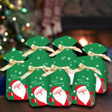Maxbell Maxbell 50 Pieces Santa Holiday Treats Bags Santa Gift Bag for New Year Xmas Home Style C