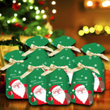 Maxbell Maxbell 50 Pieces Santa Holiday Treats Bags Santa Gift Bag for New Year Xmas Home Style C