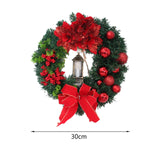 Maxbell Artificial Christmas Wreath Winter Wreath Garland for Holiday Outdoor Decor 30cm