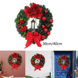 Maxbell Artificial Christmas Wreath Winter Wreath Garland for Holiday Outdoor Decor 30cm