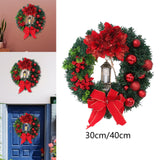 Maxbell Artificial Christmas Wreath Winter Wreath Garland for Holiday Outdoor Decor 30cm
