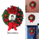 Maxbell Artificial Christmas Wreath Winter Wreath Garland for Holiday Outdoor Decor 30cm