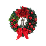 Maxbell Artificial Christmas Wreath Winter Wreath Garland for Holiday Outdoor Decor 30cm