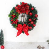 Maxbell Artificial Christmas Wreath Winter Wreath Garland for Holiday Outdoor Decor 30cm