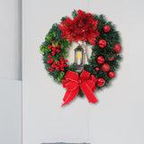 Maxbell Artificial Christmas Wreath Winter Wreath Garland for Holiday Outdoor Decor 30cm